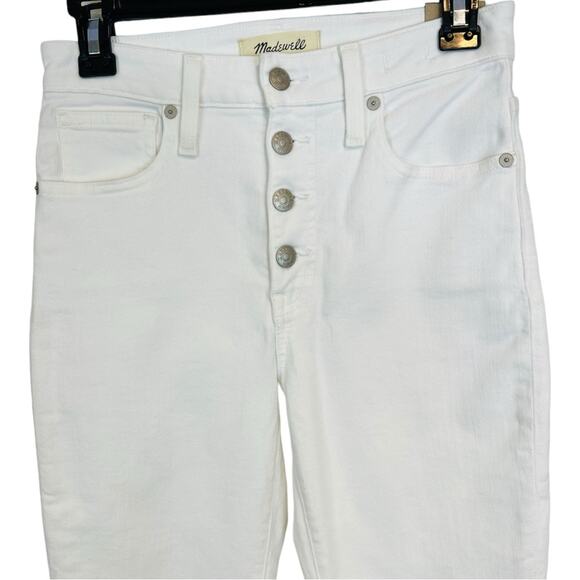 Madewell curvy high-rise skinny crop jeans Button front edition Sz 25 NWT - Picture 6 of 16